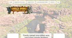 Desktop Screenshot of lorellasprings.com.au