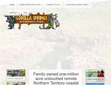 Tablet Screenshot of lorellasprings.com.au